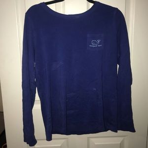 VINEYARD VINES blue long sleeve t shirt